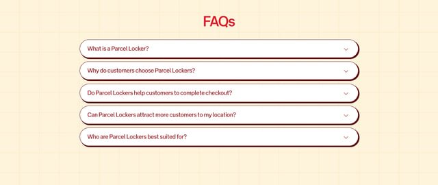 FAQ Accordion section
