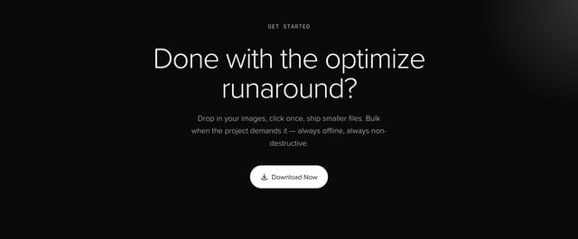 Weppy Call-To-Action Footer Preview