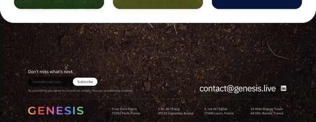 Genesis Soil Intelligence Big Footer Preview