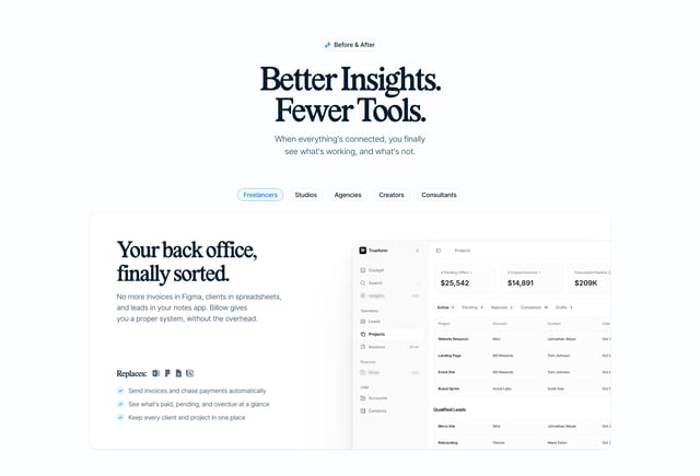 Billow Before After Preview