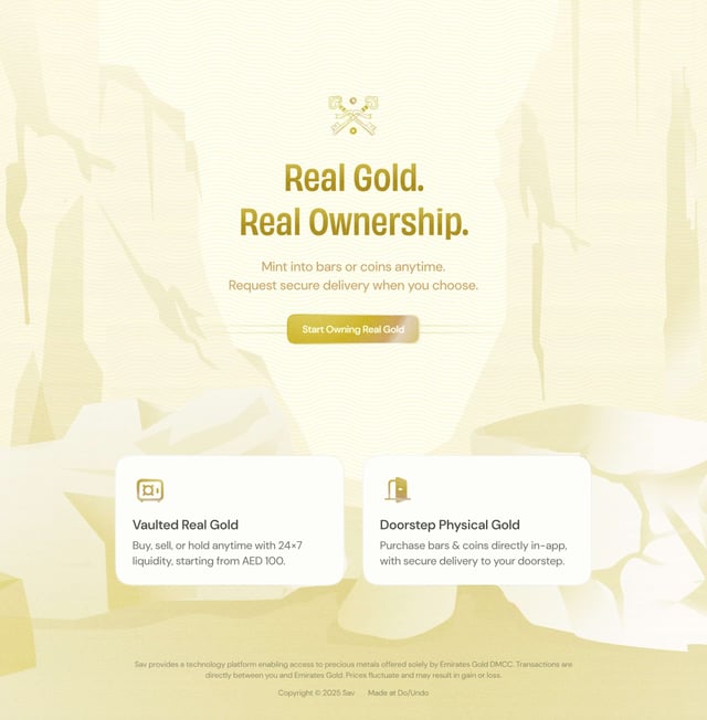 Sav Gold Big Footer Preview