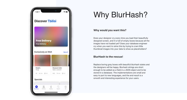 BlurHash Device Mockup Preview