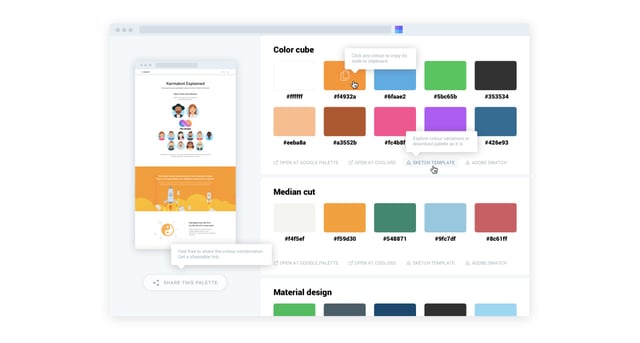 Site Palette Screenshots Preview