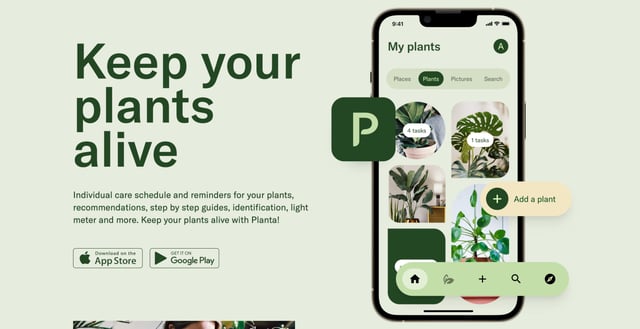Planta Device Mockup Preview