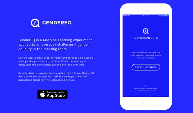 GenderEQ Device Mockup Preview