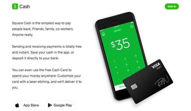 Square Cash Device Mockup Preview