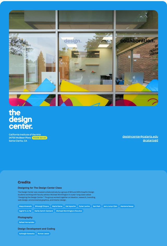 The Design Center Big Footer Preview