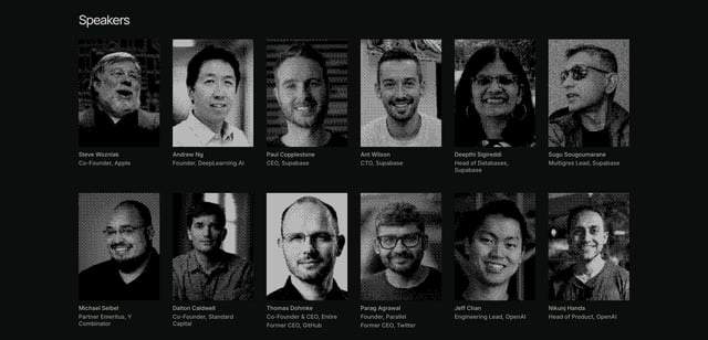 Speaker List section