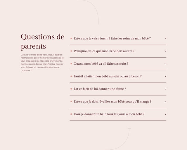 Alicia Blaisonneau FAQ Accordion Preview