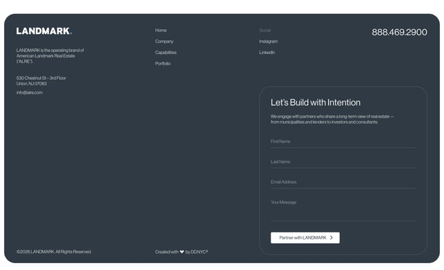 Landmark Footer Preview