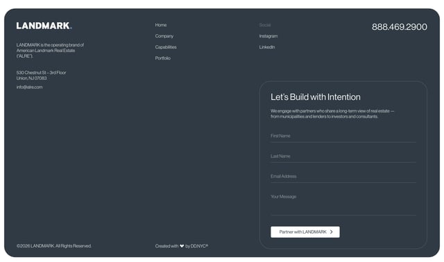 Landmark Contact Form Preview