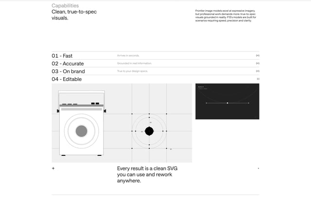 Features section