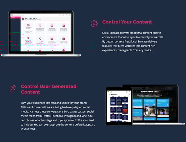 Social Suitcase Device Mockup Preview