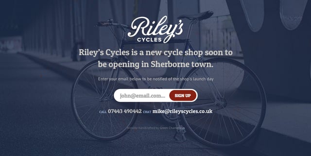Riley’s Cycles Lead Capture Preview
