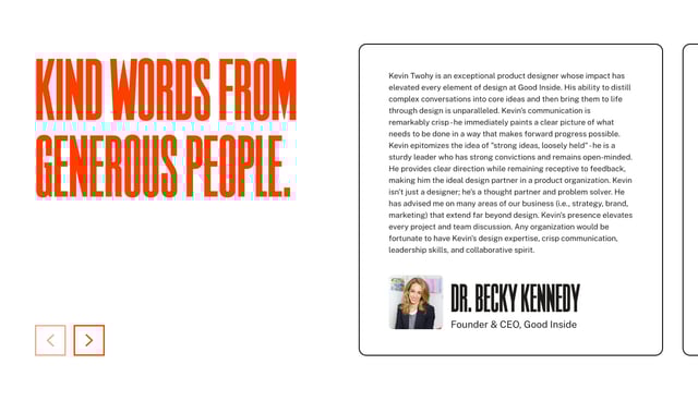 Twohy Design Works Testimonial Slider Preview