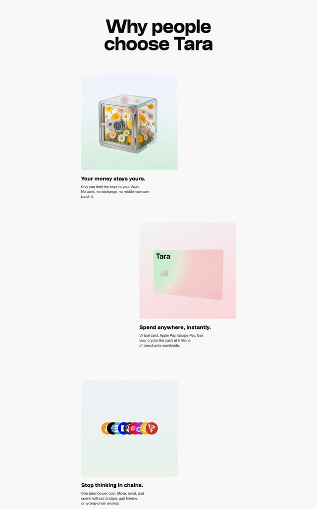 Benefits section