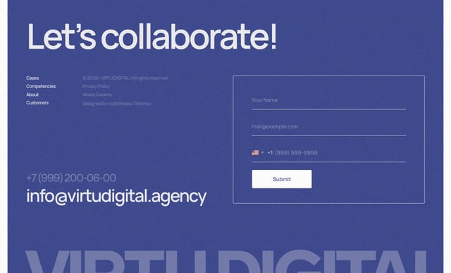 Virtu Digital Big Footer Preview