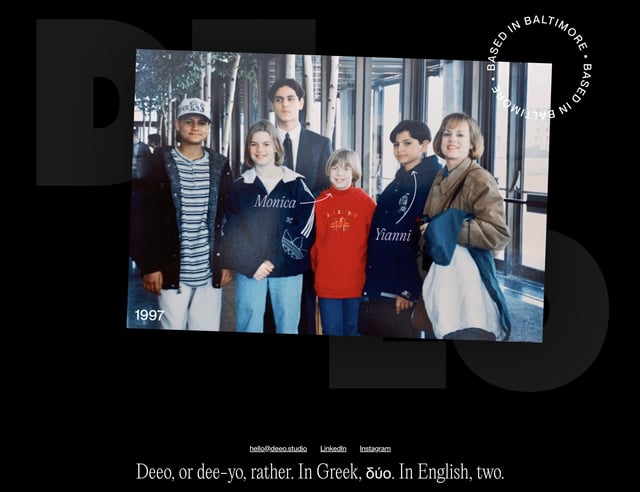 Deeo Studio Big Footer Preview