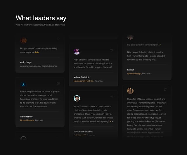 Remix.Supply Unlimited Access Testimonials Preview