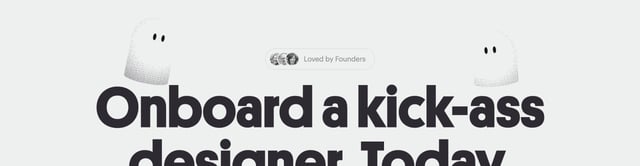 Ghost Designer Eyebrow Text Preview