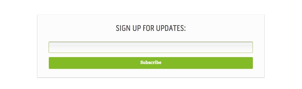Newsletter section on Industry Conference section design