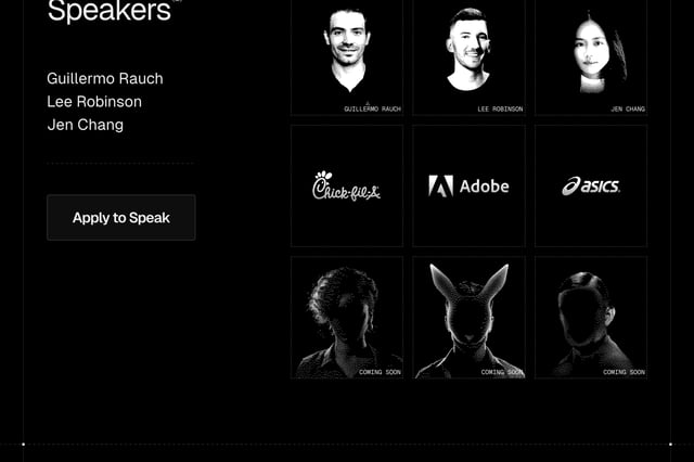 Vercel Ship Speaker List Preview