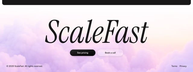 ScaleFast Big Footer Preview