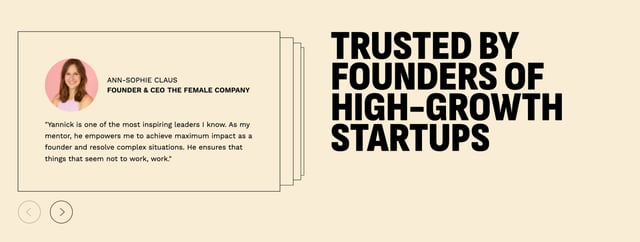 Uplift Founders Testimonial Slider Preview