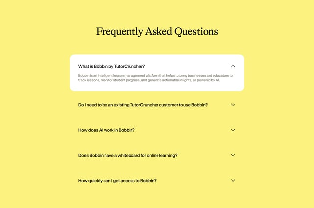 Bobbin FAQ Section