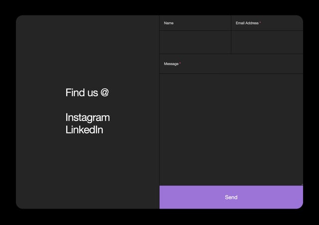 Pudding Studio Contact Form Preview