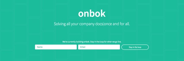 onbok Lead Capture Preview