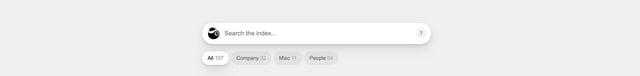 Header Navigation section