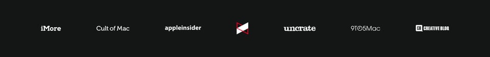 Client Logo Row section on iOS Icons by Traf section design