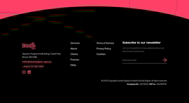 Dodo Digital Big Footer Preview