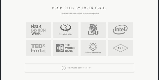 Flywheel Co. Client Logo Grid Preview