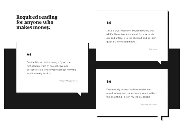 Capital Minded Testimonials Preview