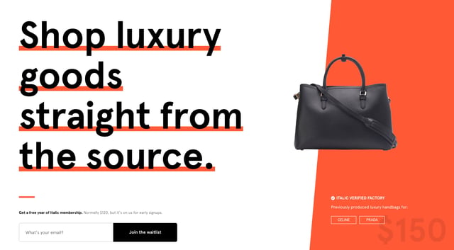 Italic Lead Capture Preview