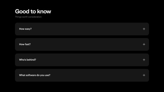 EasyFast FAQ Accordion Preview