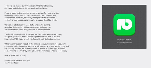 Playbit Manifesto Preview