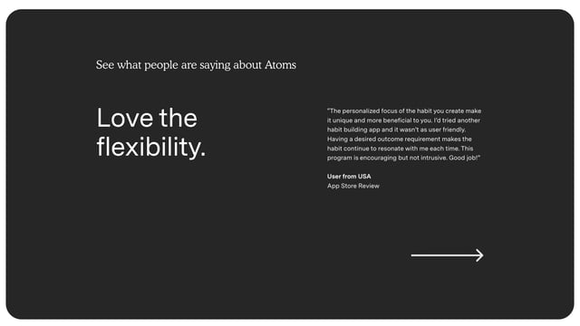 Atoms Testimonial Slider Preview