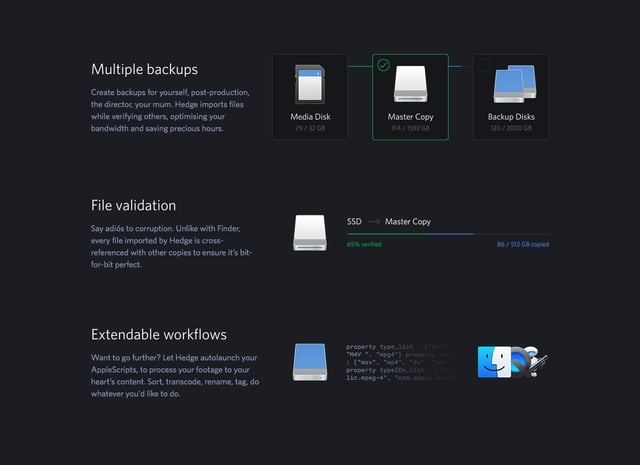 Hedge for Mac Infographics Preview
