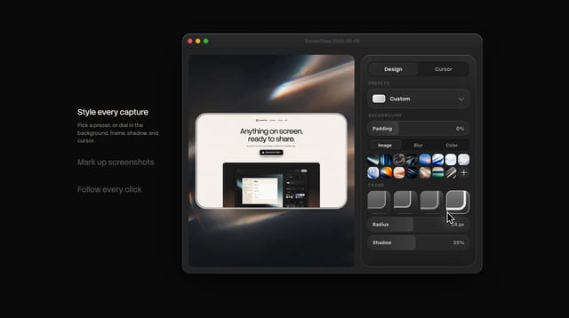 ScreenTune Feature Carousel Preview