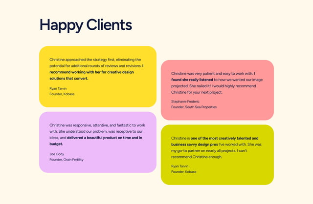 Design Gal Studio Testimonials Preview