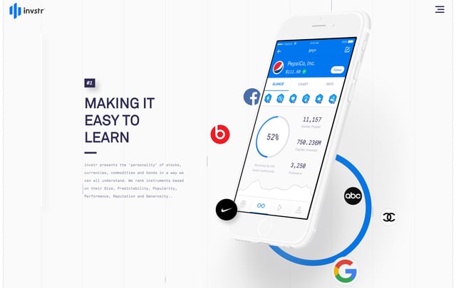 invstr Device Mockup Preview