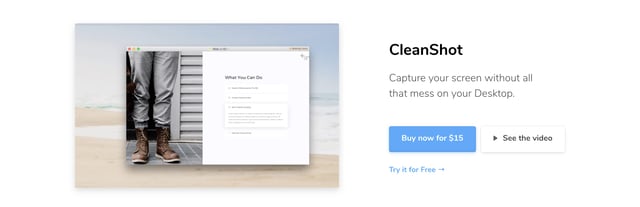 CleanShot Screenshots Preview