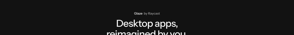 Eyebrow Text section on Glaze section design