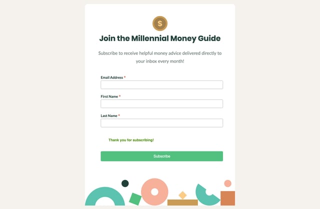 Millennial Money Guide Newsletter Preview