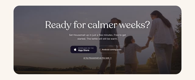 Housemait Call-To-Action Footer Preview