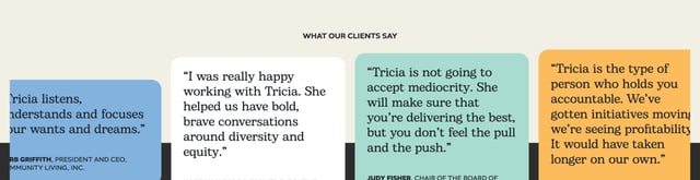 High Five Strategies Testimonial Slider Preview