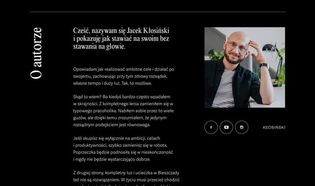 Metoda Teczowki by Jacek Klosinski Biography Preview